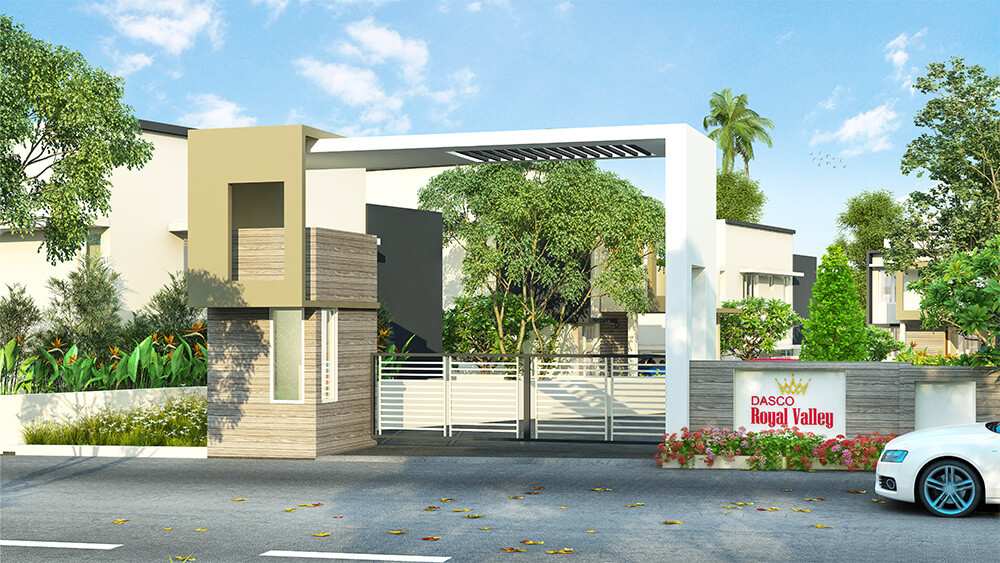 Luxury villa construction precision craftsmanship